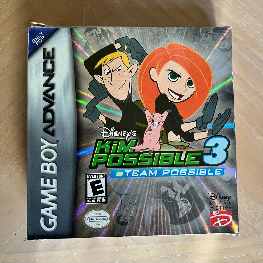 DISNEY'S Kim Possible 3: Team Possible Game Boy Advance GBA Video Game